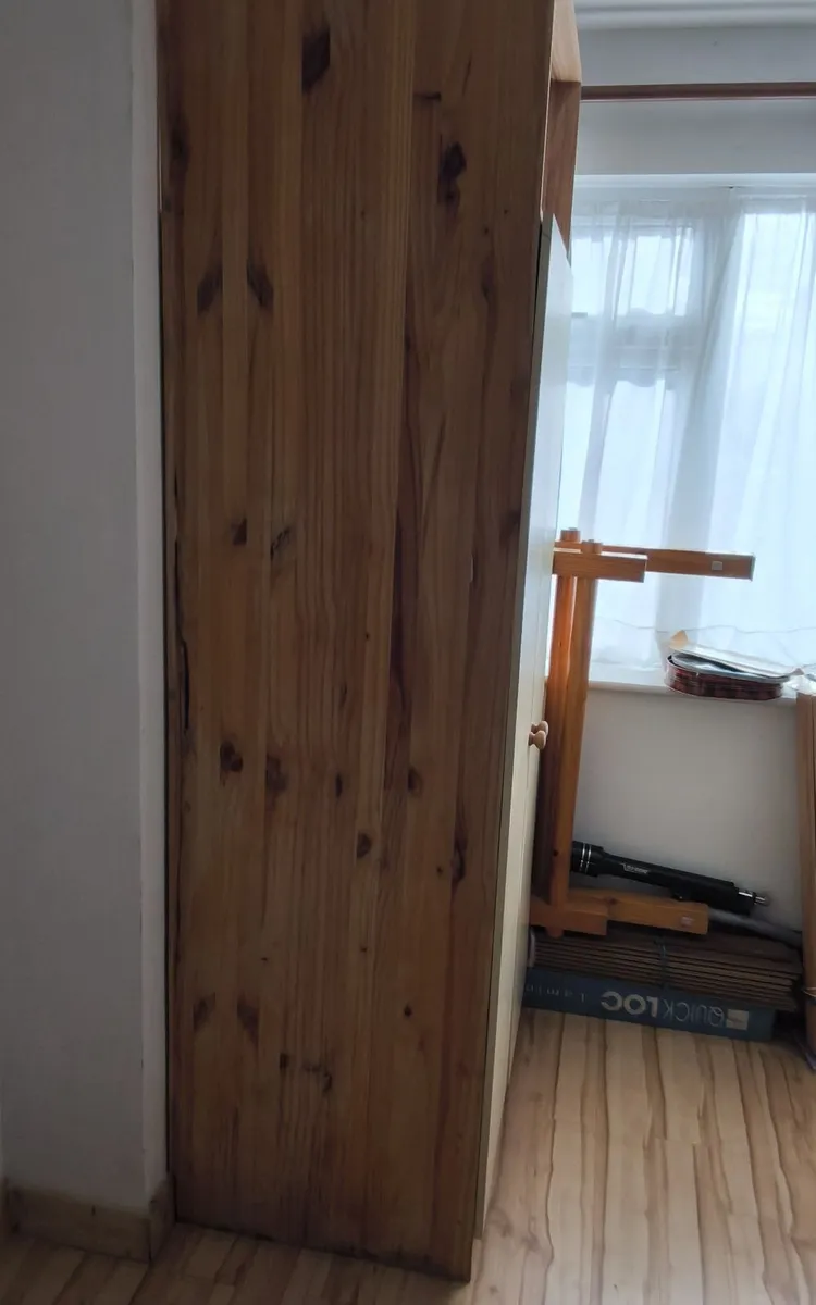 Solid pine wardrobe built-in - Image 3
