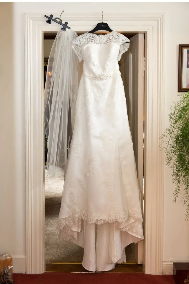 Wedding dress and veil - Image 1