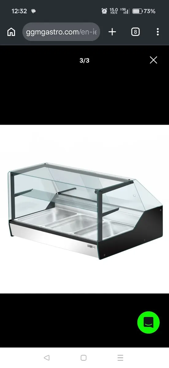Hot food display counter - Image 1