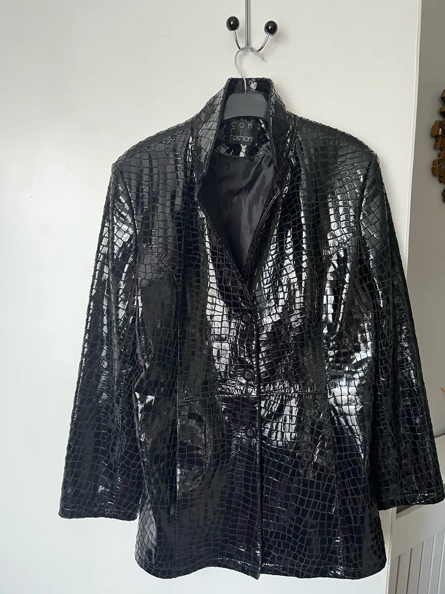 Crocodile real  leather jacket - Image 1