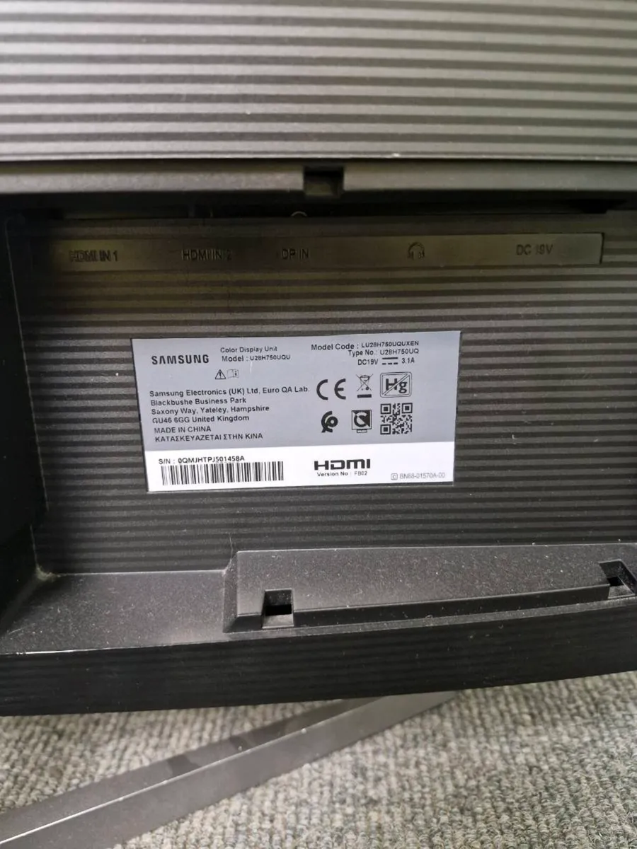 Samsung 28" Monitor - U28H750 - Image 3