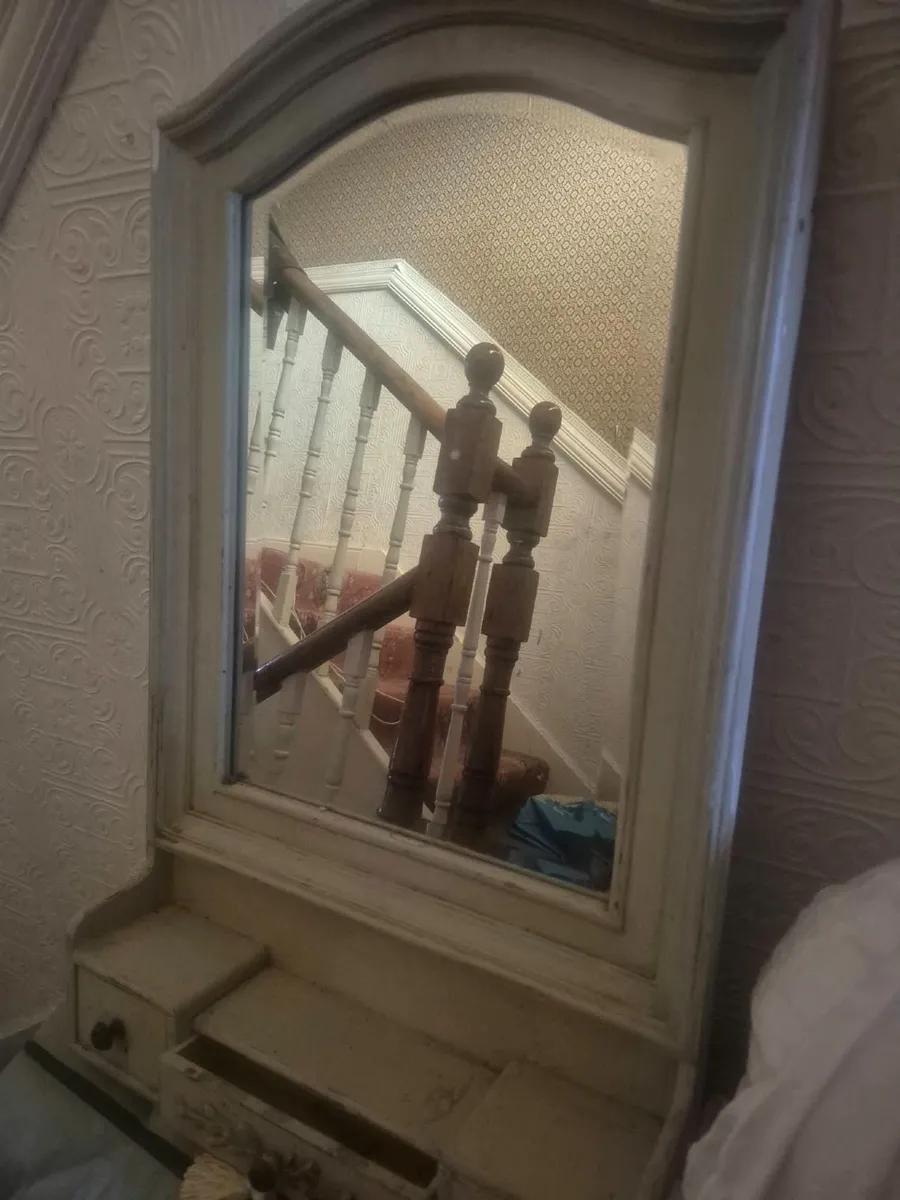 Large Decorative Mirror with Storage