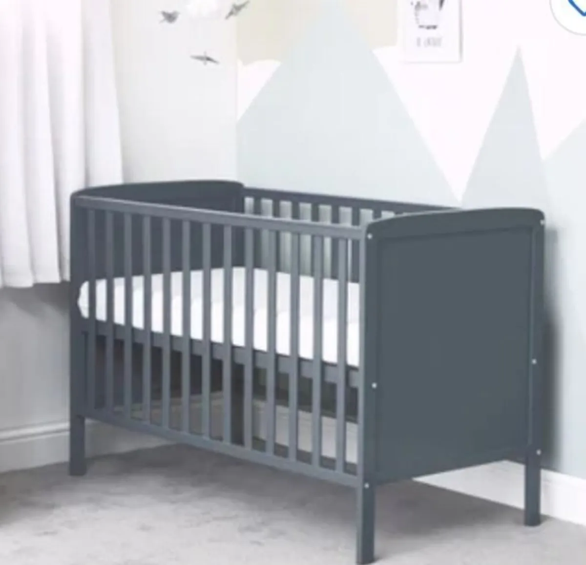 NEW BABY COT AND MATTRESS - Image 3
