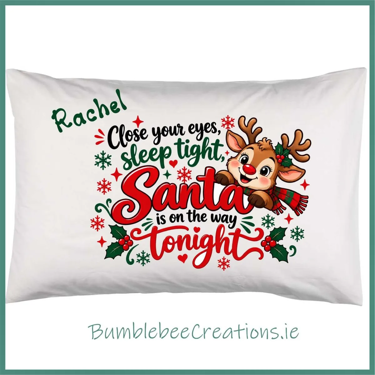 Christmas Pillowcases Personalised - Image 3