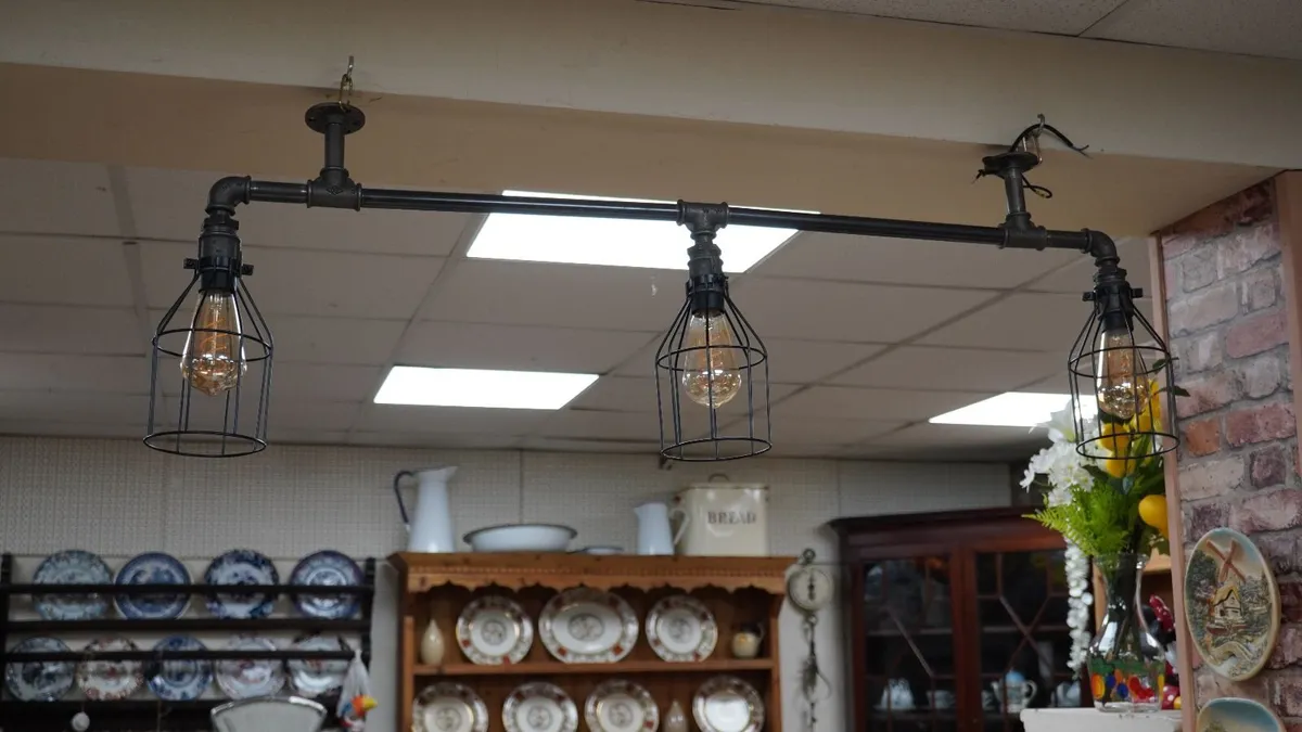 Industrial Style Ceiling Chandelier - Image 1