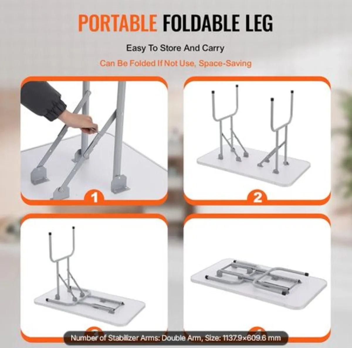 Pet Grooming Table Two Arms with Clamp, 117cm Dog - Image 4