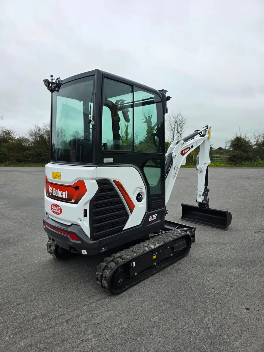 NEW Bobcat E19 Mini Digger | From €118 p/ week - Image 3