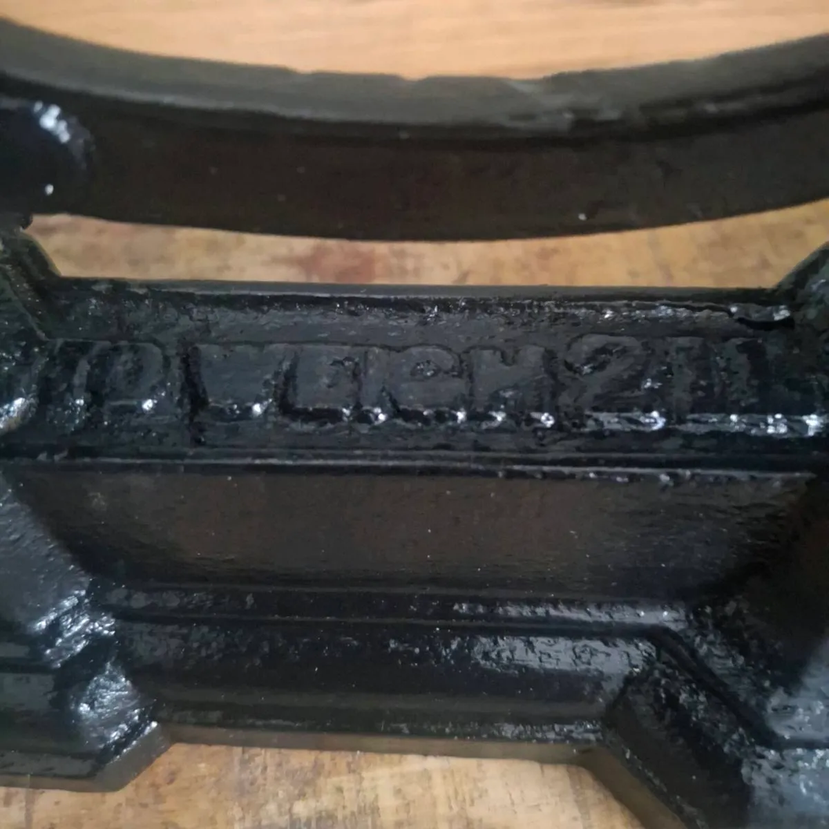 Antique W&T Avery 2lb Cast Iron Shop Scale - Image 3