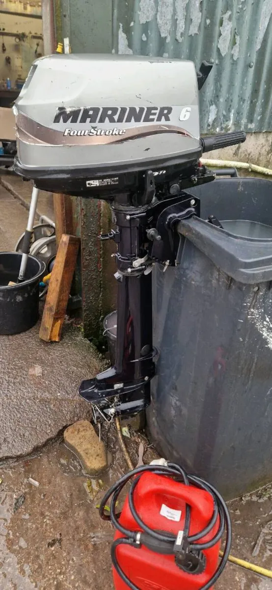 6hp 4-stroke mariner - Image 1