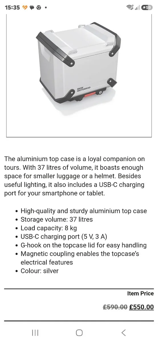R1300 GS Adventure luggage - Image 1