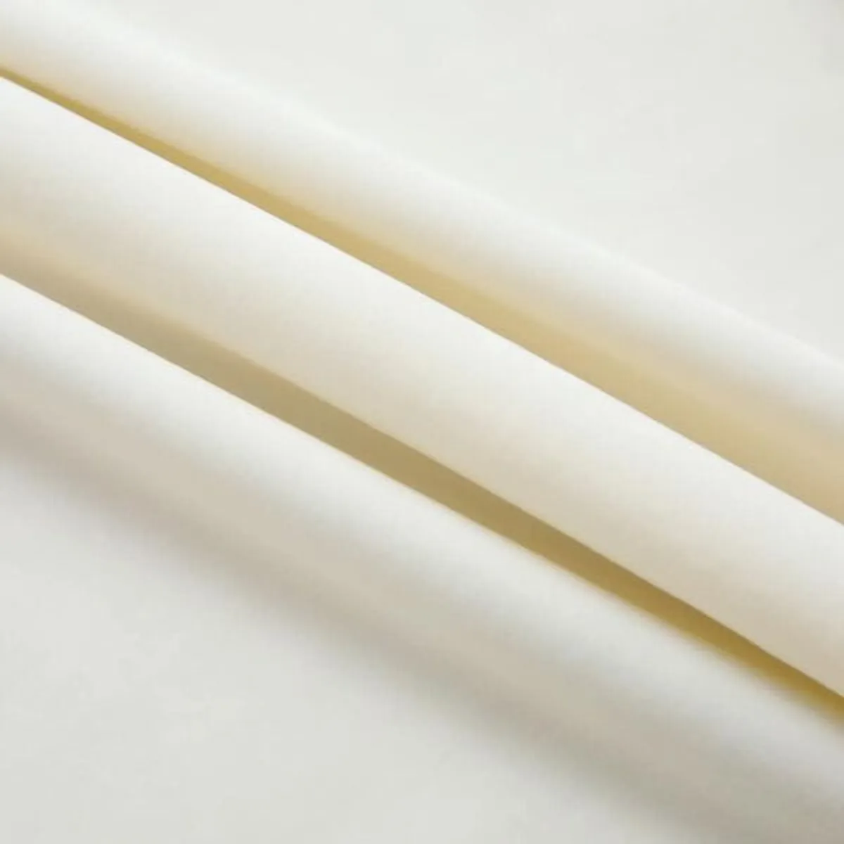 Blackout Curtains 2 pcs with Hooks Velvet Cream 14 - Image 2