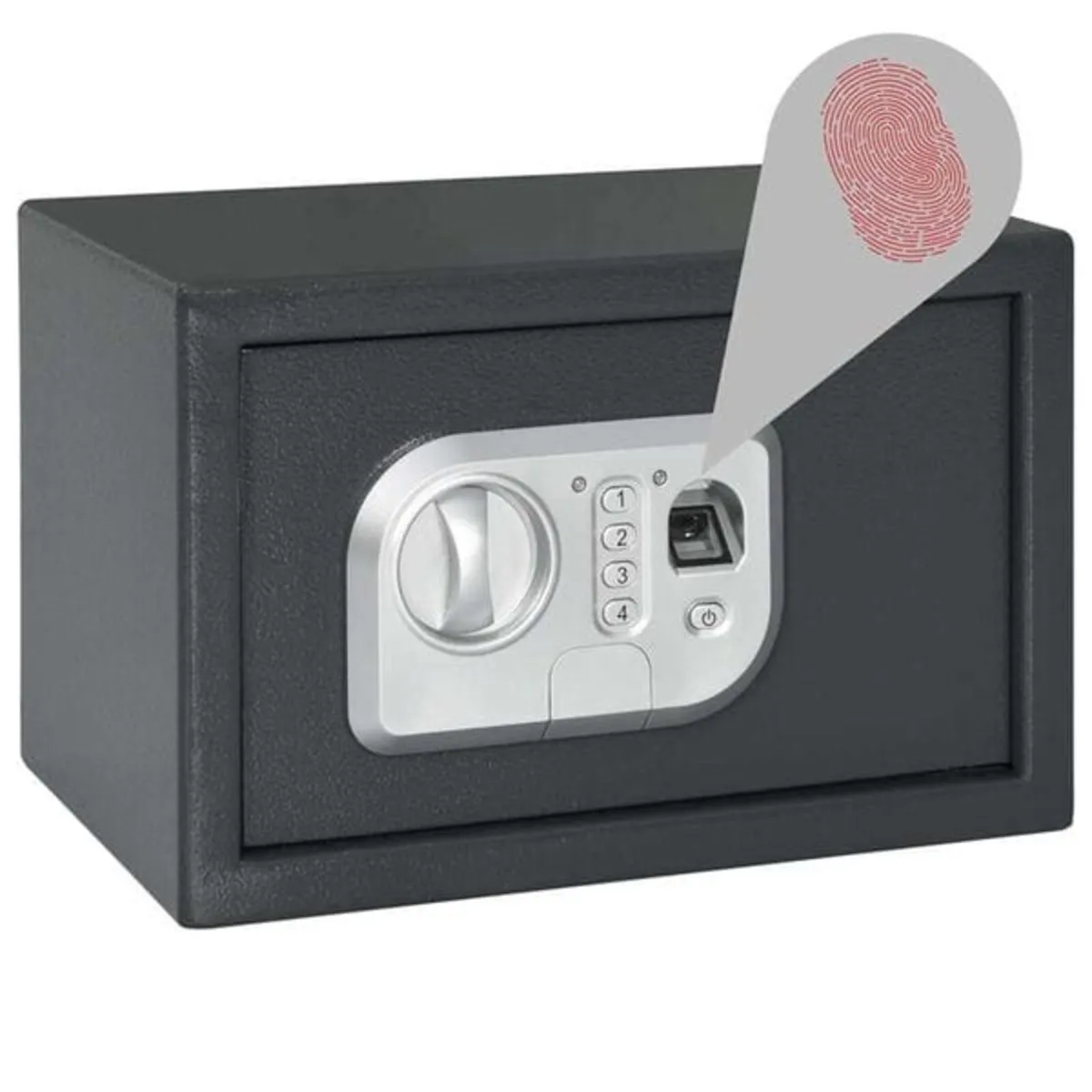 Digital Safe with Lock Dark grey 31 x 20 x 20 cm S - Image 2