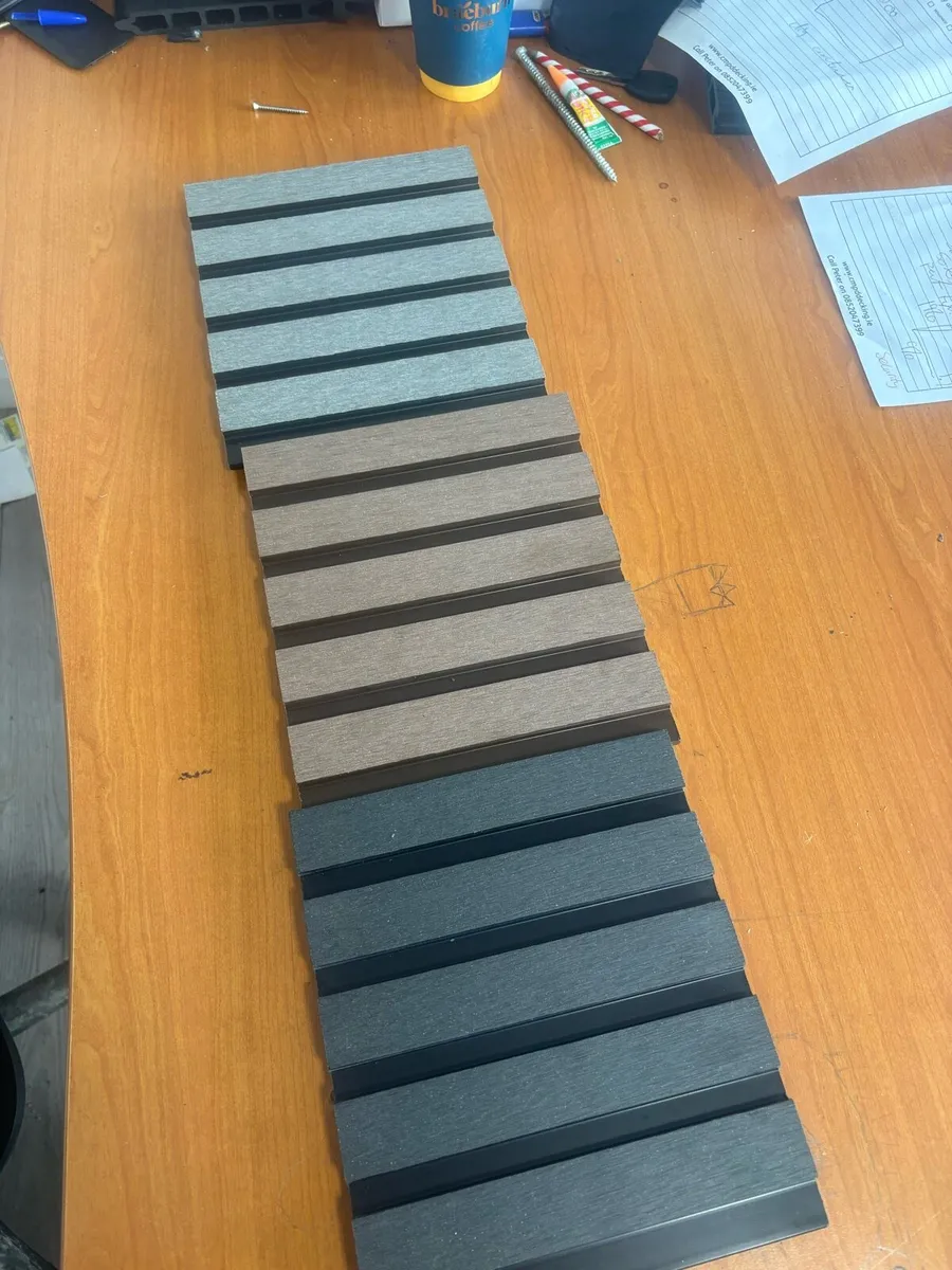 Double sided box profile  composite fencing boards - Image 3