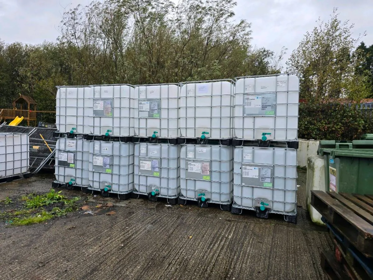 1000 LITRE IBC TANKS – GRADE A FOOD GRADE - Image 3