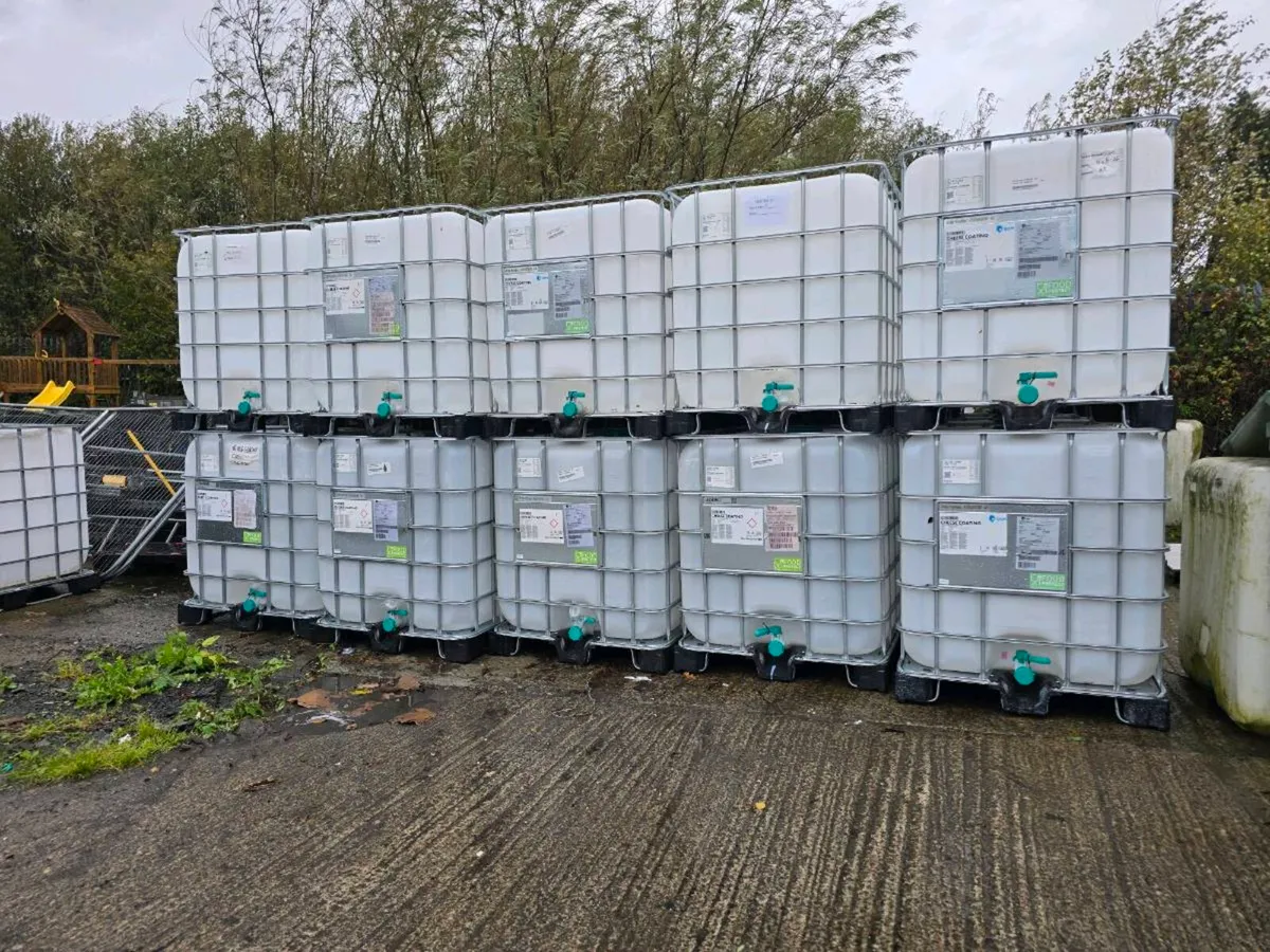 1000 LITRE IBC TANKS – GRADE A FOOD GRADE - Image 4