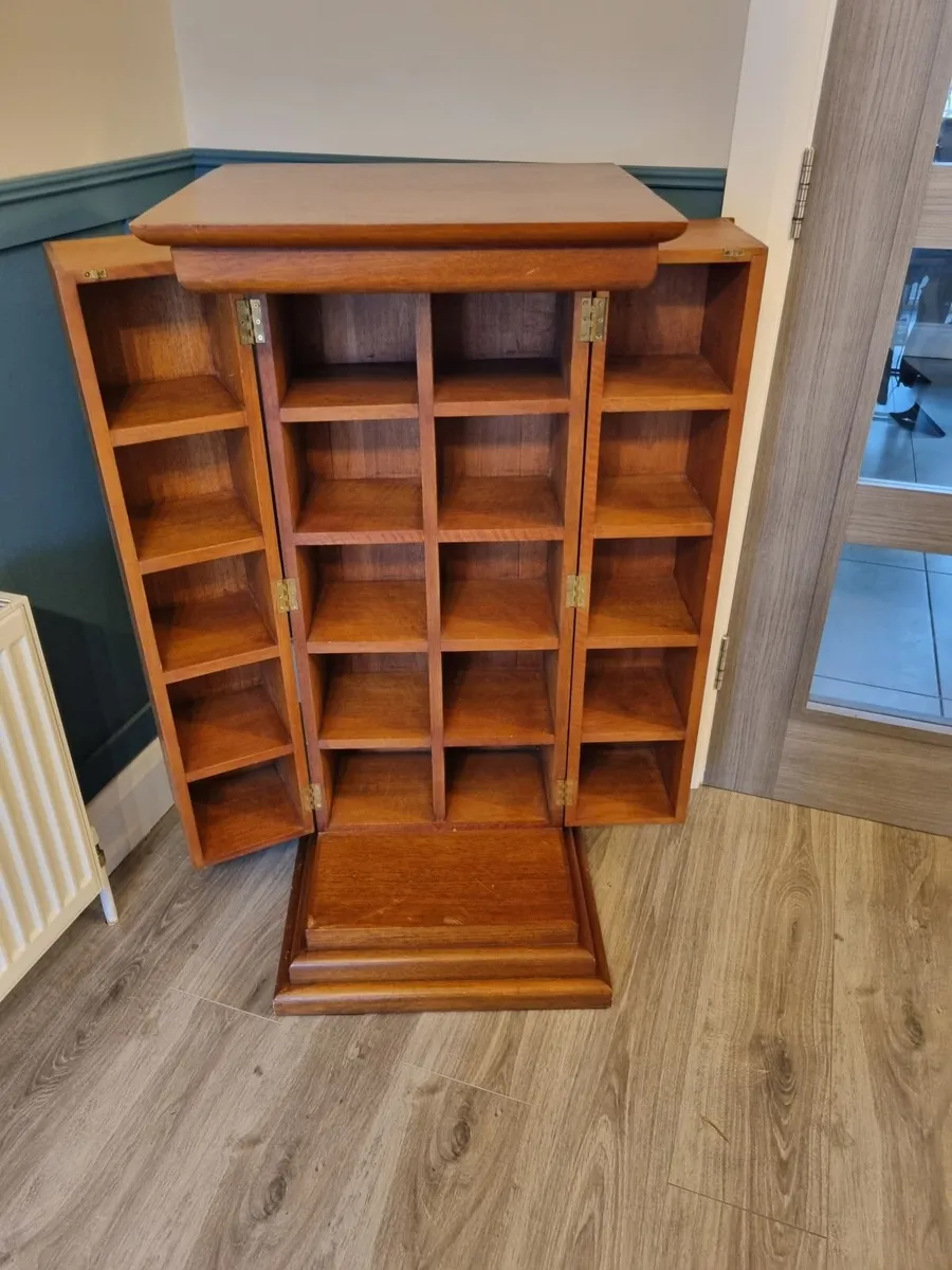 Solid Teak CD/Storage Unit - Image 1