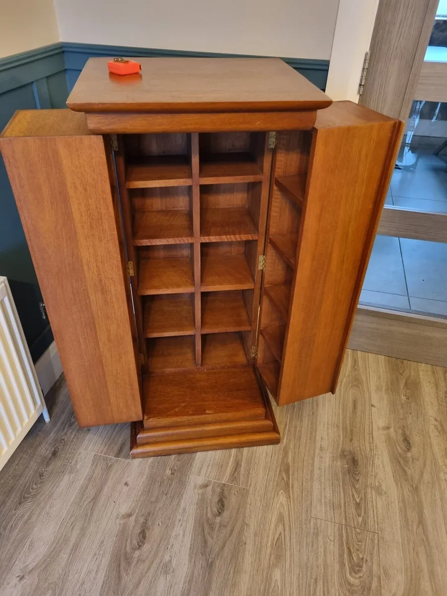 Solid Teak CD/Storage Unit - Image 3