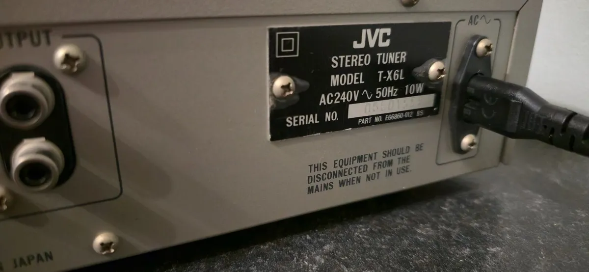 JVC T-X6L SUPER VINTAGE Hi-End  RADIO TUNER 1980y - Image 4