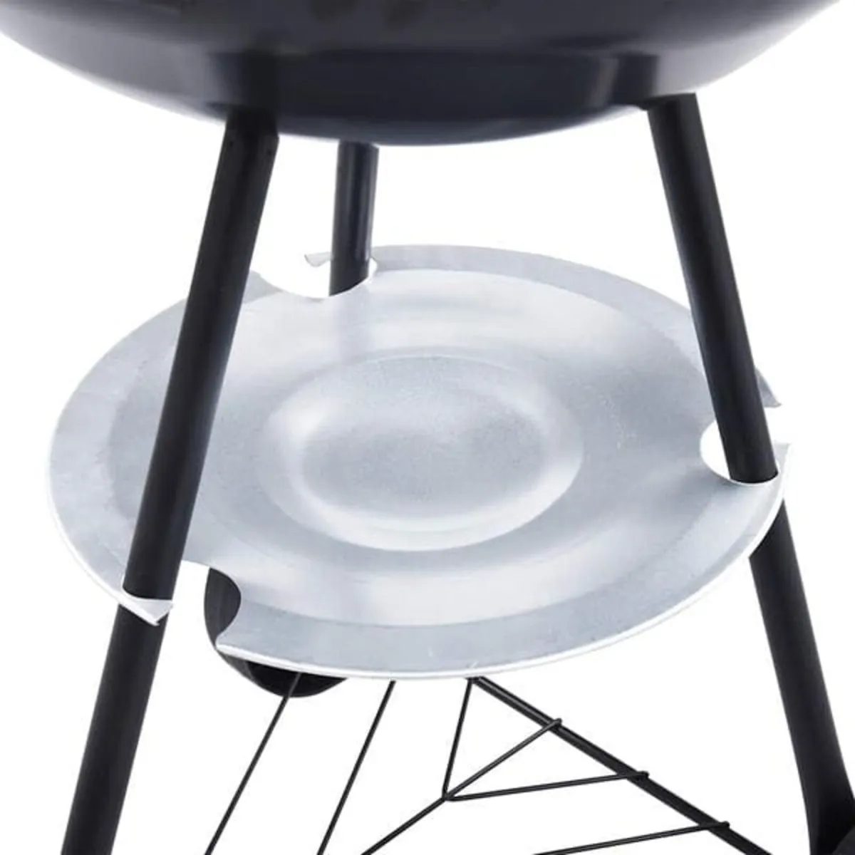 Portable XXL Charcoal Kettle BBQ Grill with Wheels - Image 2