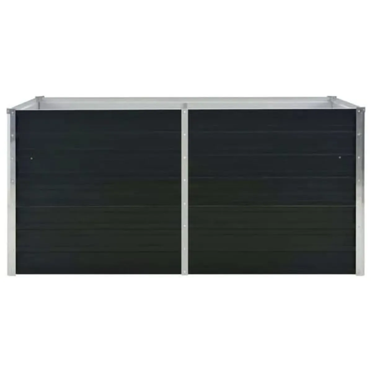 Raised Garden Bed Anthracite 160x80x77 cm Galvanis - Image 1