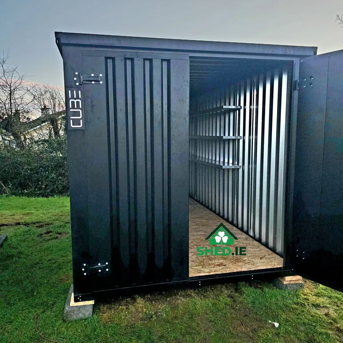 4m CUBE Steel Storage Shed – Weatherproof & Secure - Image 4