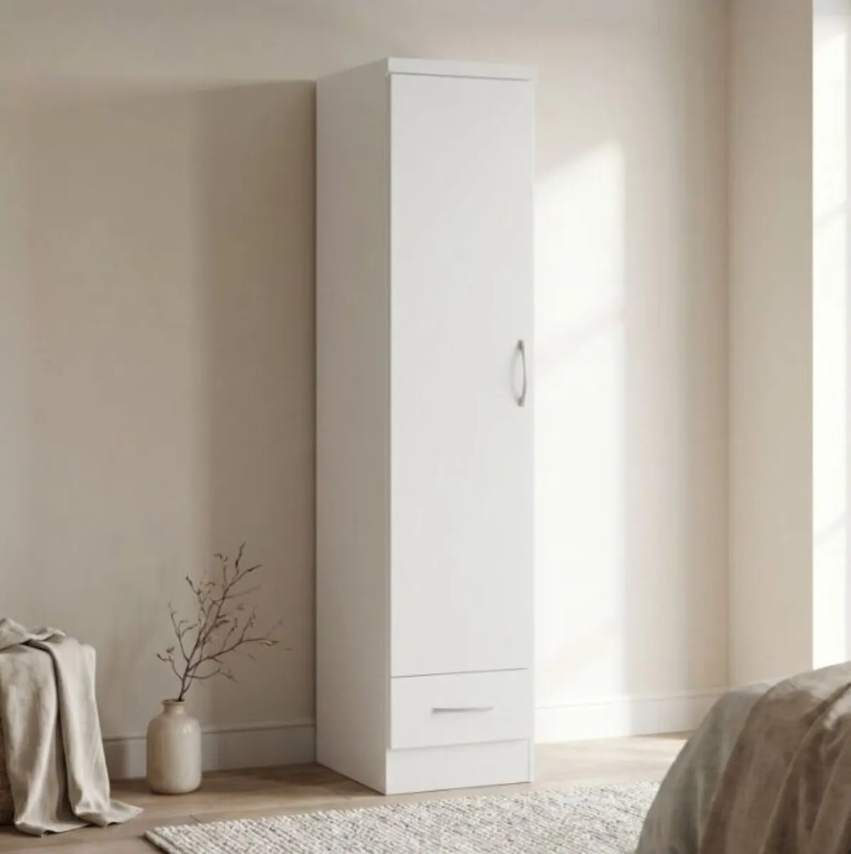 Nevada 1 Door 1 Drawer Wardrobe