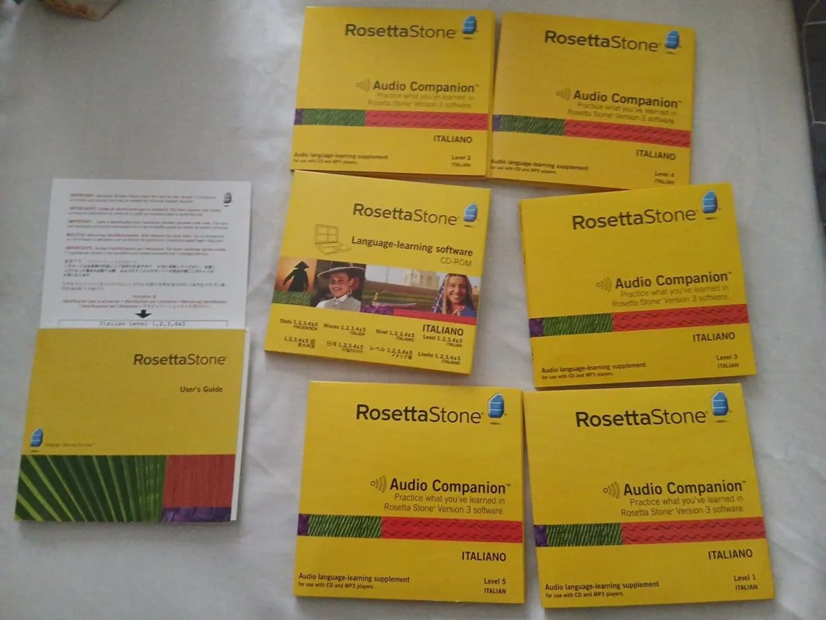 Rosetta Stone Italian Levels 1–5 + Audio CDs - Image 2
