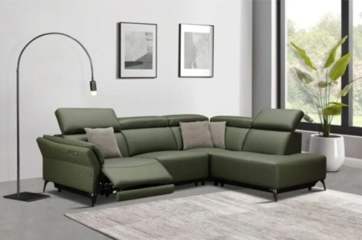Milan Electric Corner Suite (Forest Green)