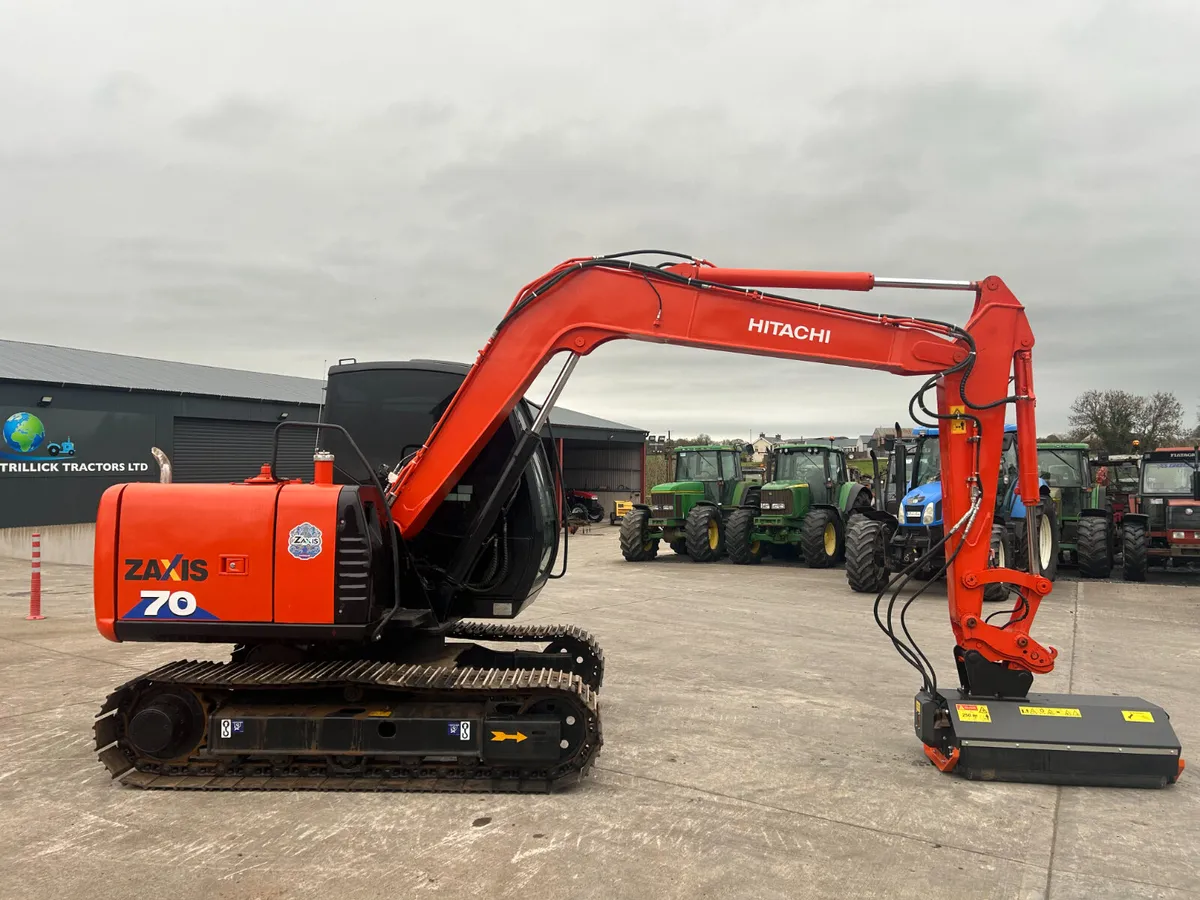 Hitachi Zaxis 70 C/W New Tifermec 120.L Mulcher - Image 1
