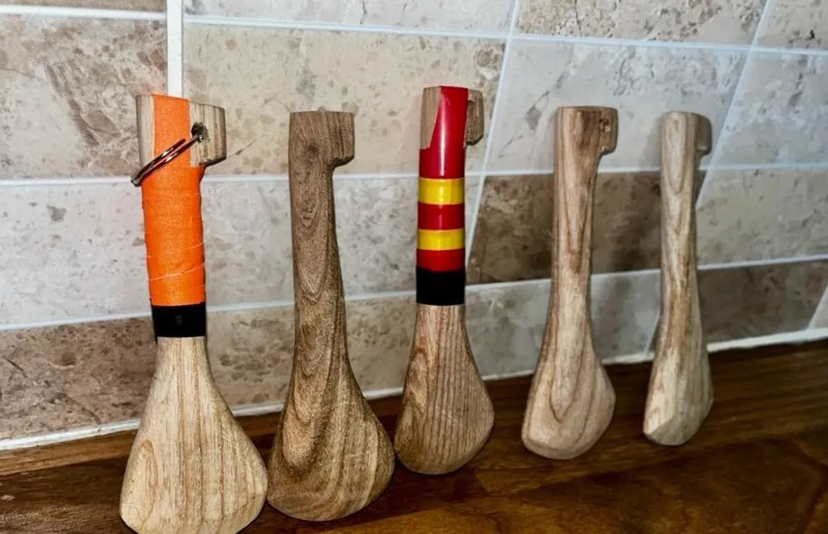 Hand made mini hurleys - Image 1