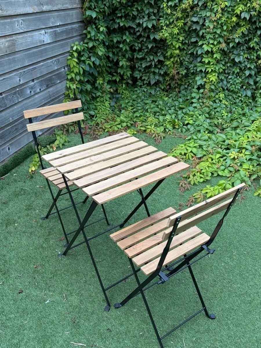 Outdoor table and 2 chairs set - Image 1