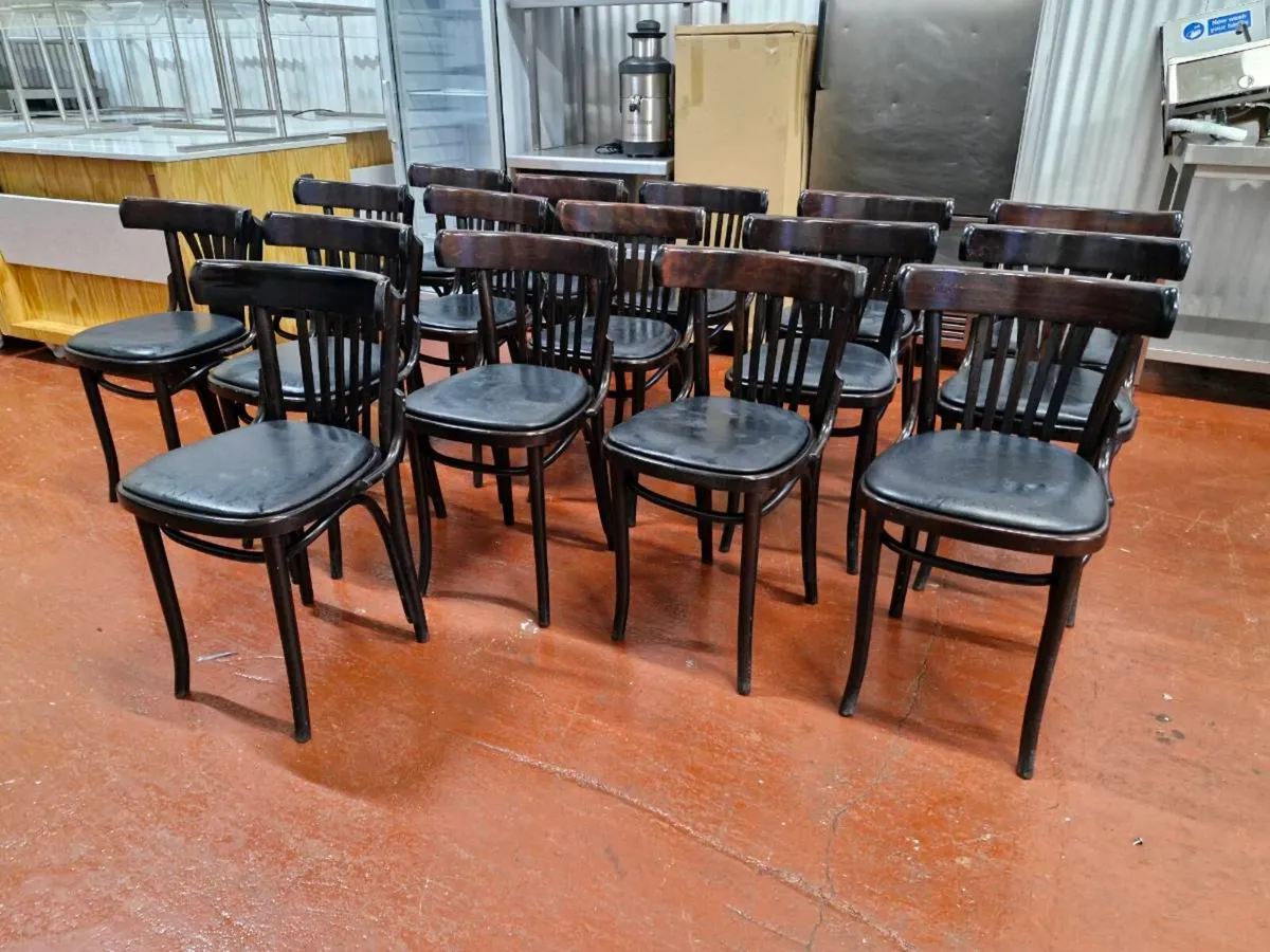 Fameg Bentwood Chairs with Leather Base (16) - Image 2