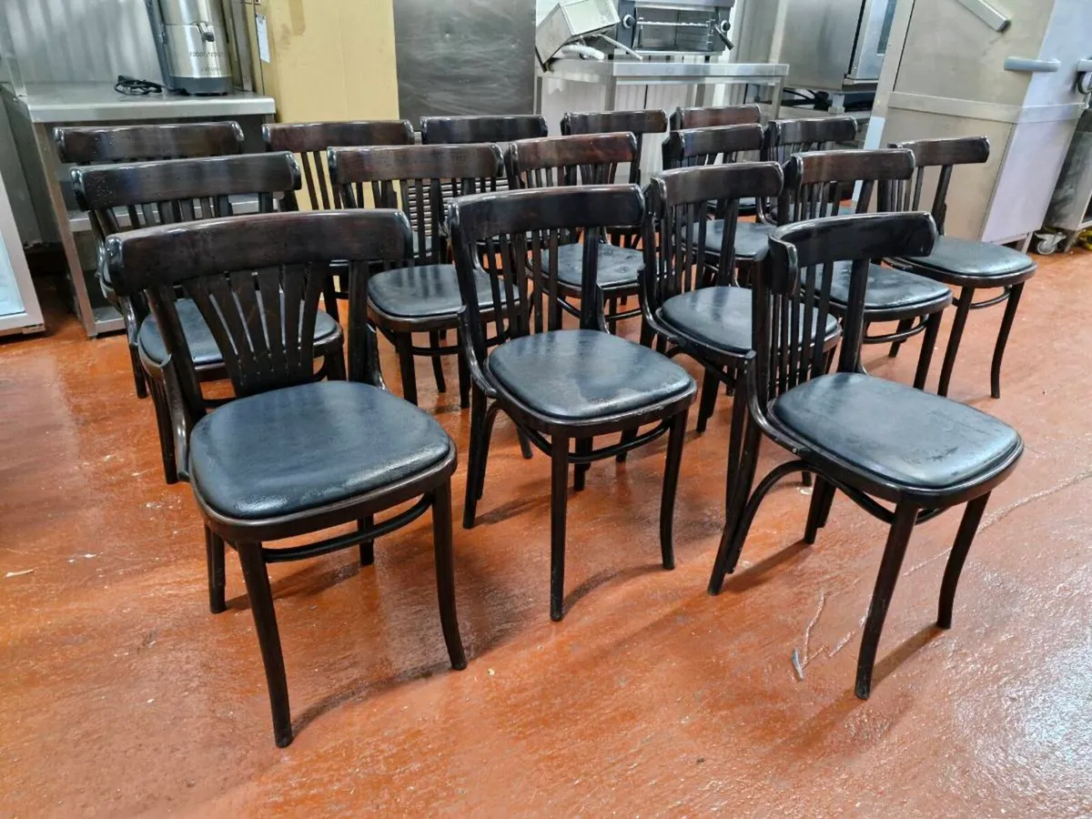 Fameg Bentwood Chairs with Leather Base (16) - Image 3