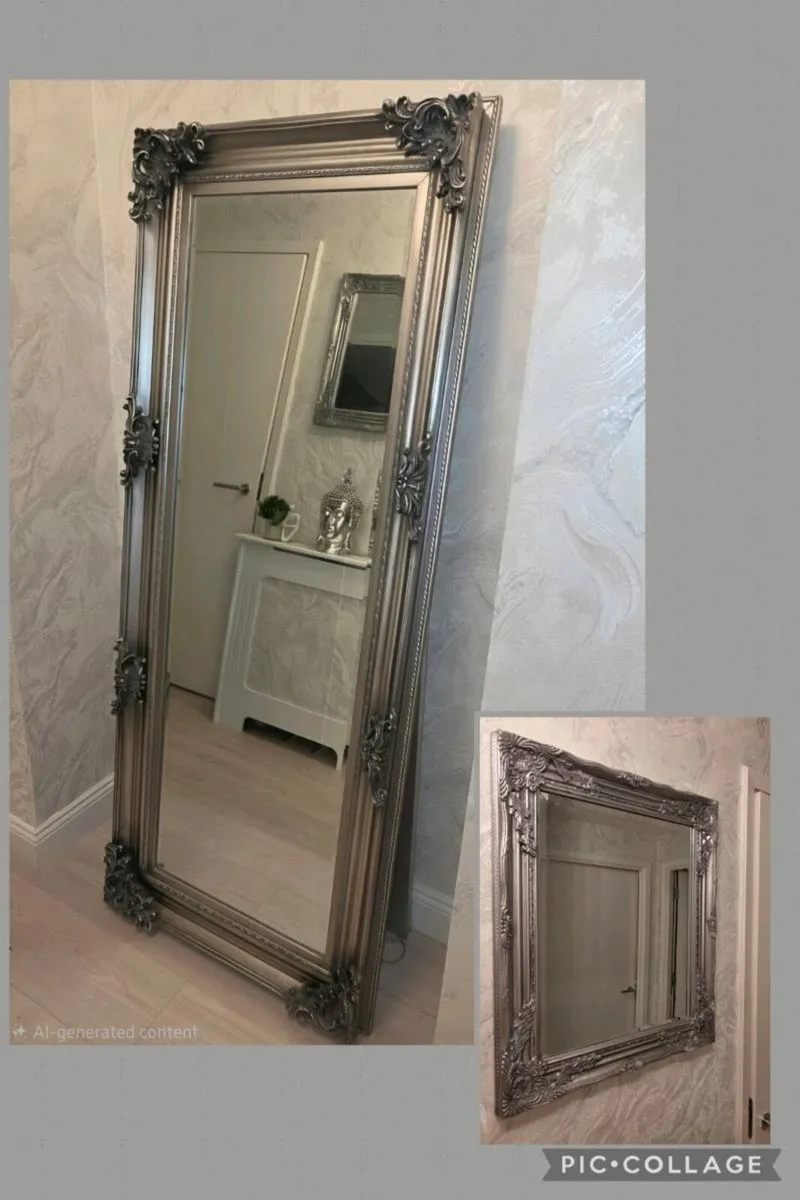 Vintage Style free standing and wall mirror - Image 1