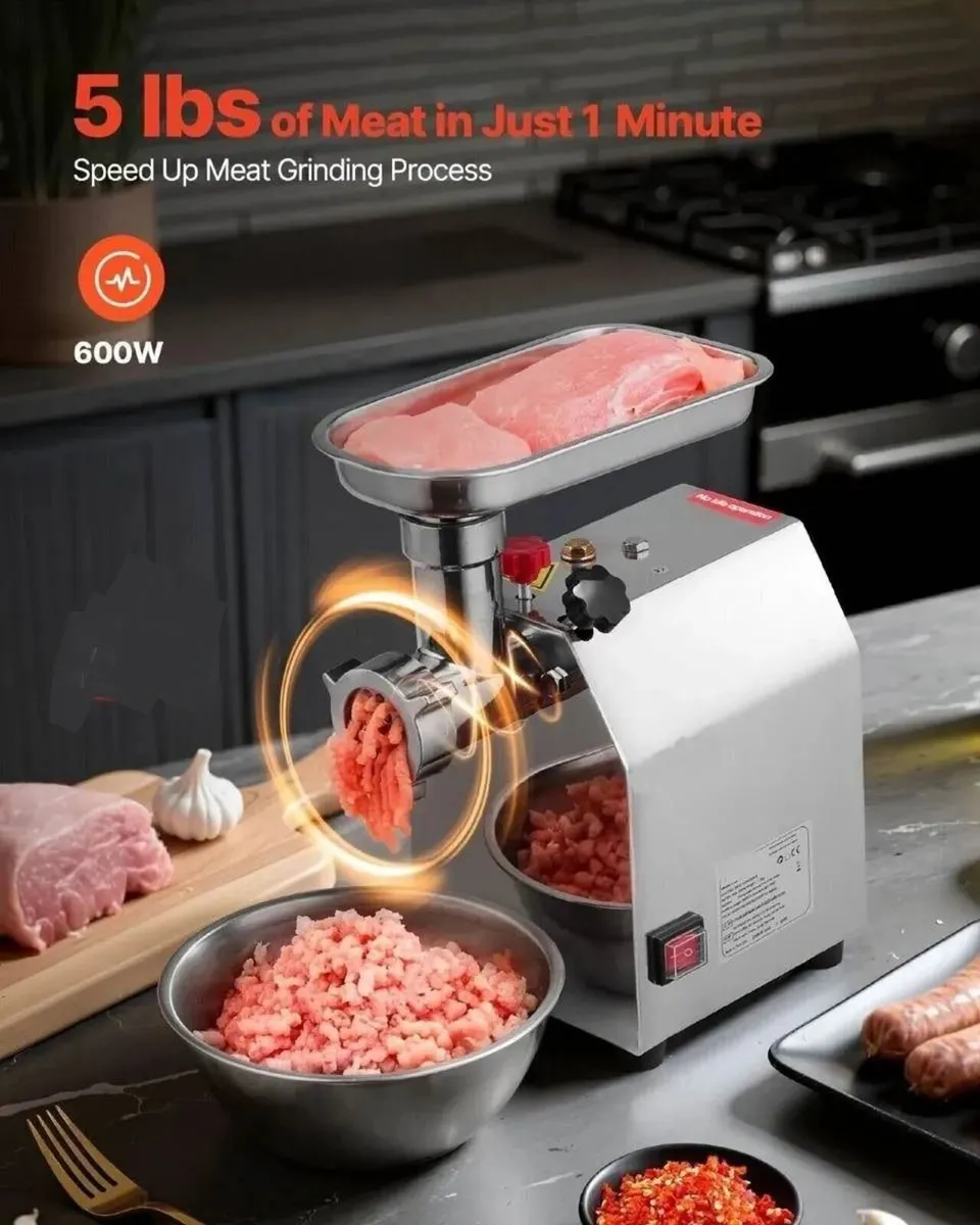600W Electric Meat Grinder and Mincer Machine - Image 1