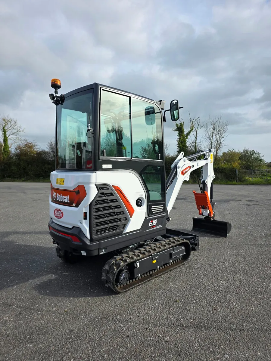 NEW Bobcat E16 Mini Digger | From €104 p/ week - Image 3