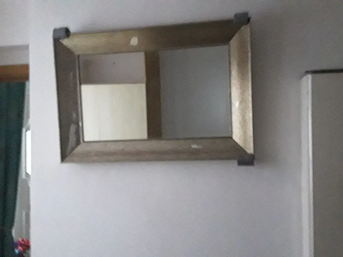 Brand new Mindy Brown distress frame mirror - Image 1