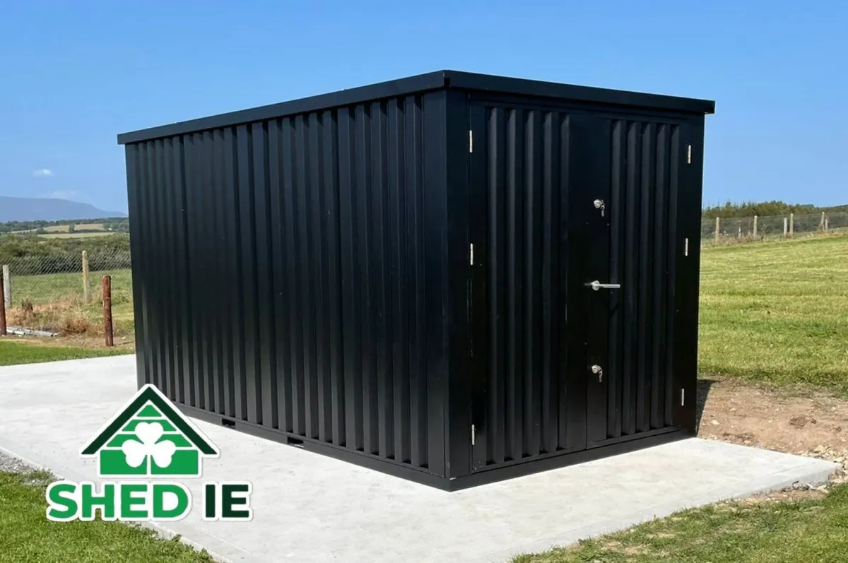 4m CUBE Steel Storage Shed – Weatherproof & Secure - Image 1