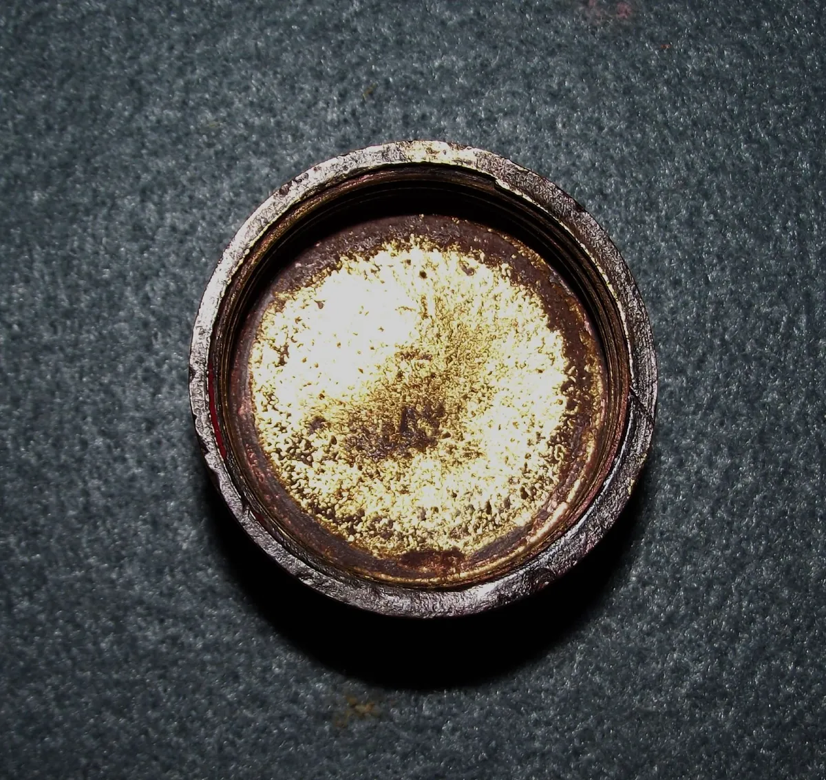 Vintage SHELL petrol. Two Gallon Can Brass Cap Top - Image 3