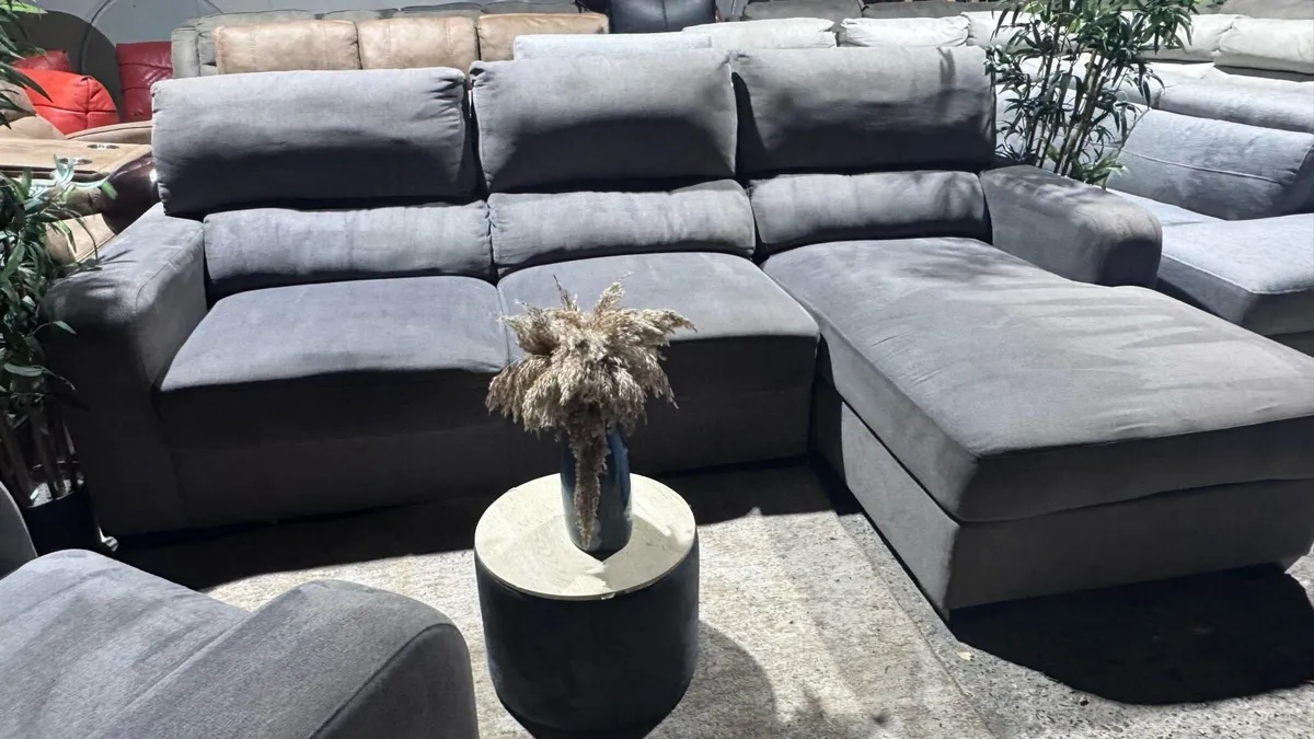 L shape corner sofa + armchair - Image 2