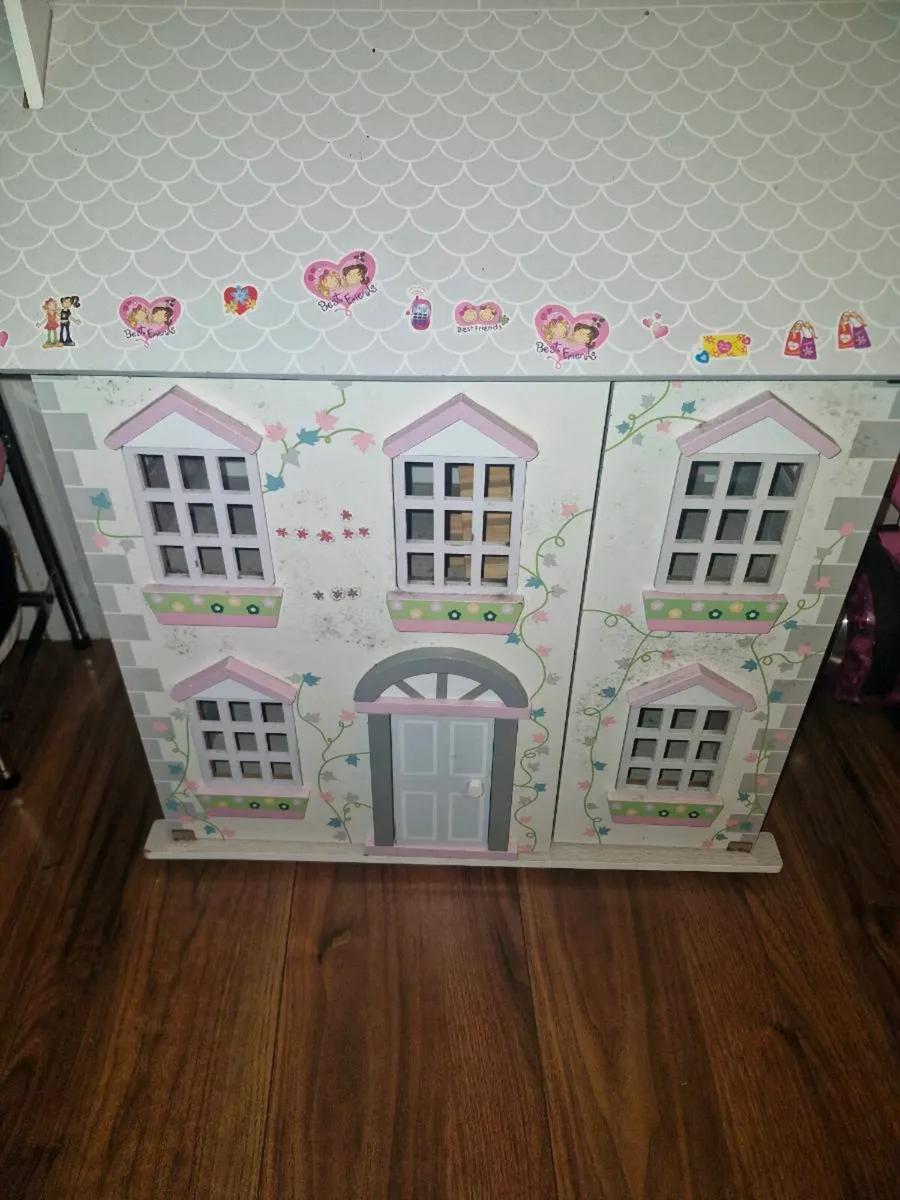 Wooden doll house