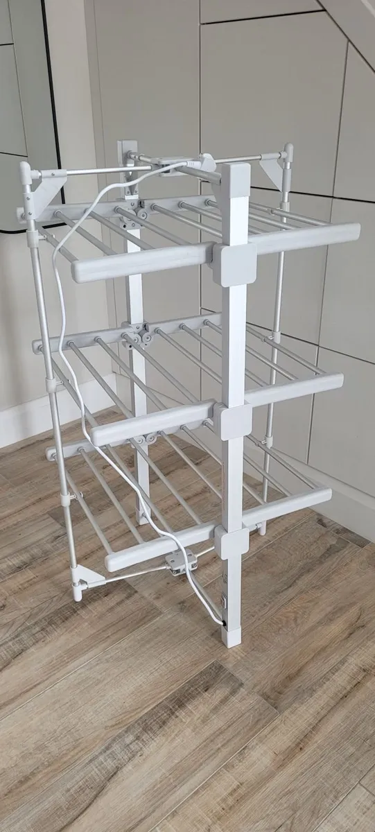 Electric Heated Clothes Airer - as new - Image 1