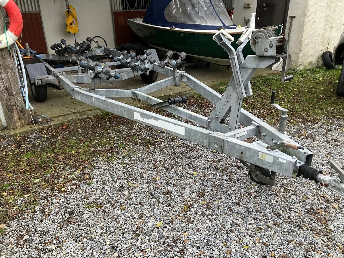 BOAT TRAILER MULTI ROLLER FOR UP TO 23-24FT BOAT - Image 2