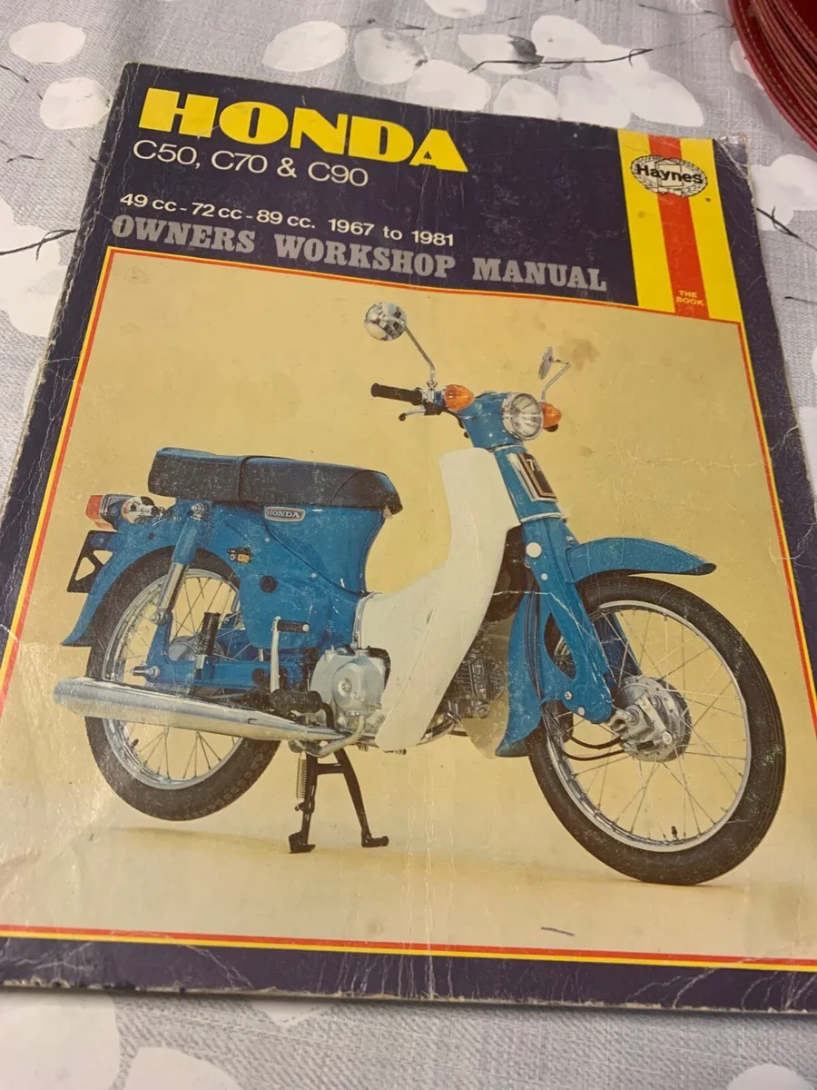 HondaC50,C70,C90 workshop Manual - Image 1