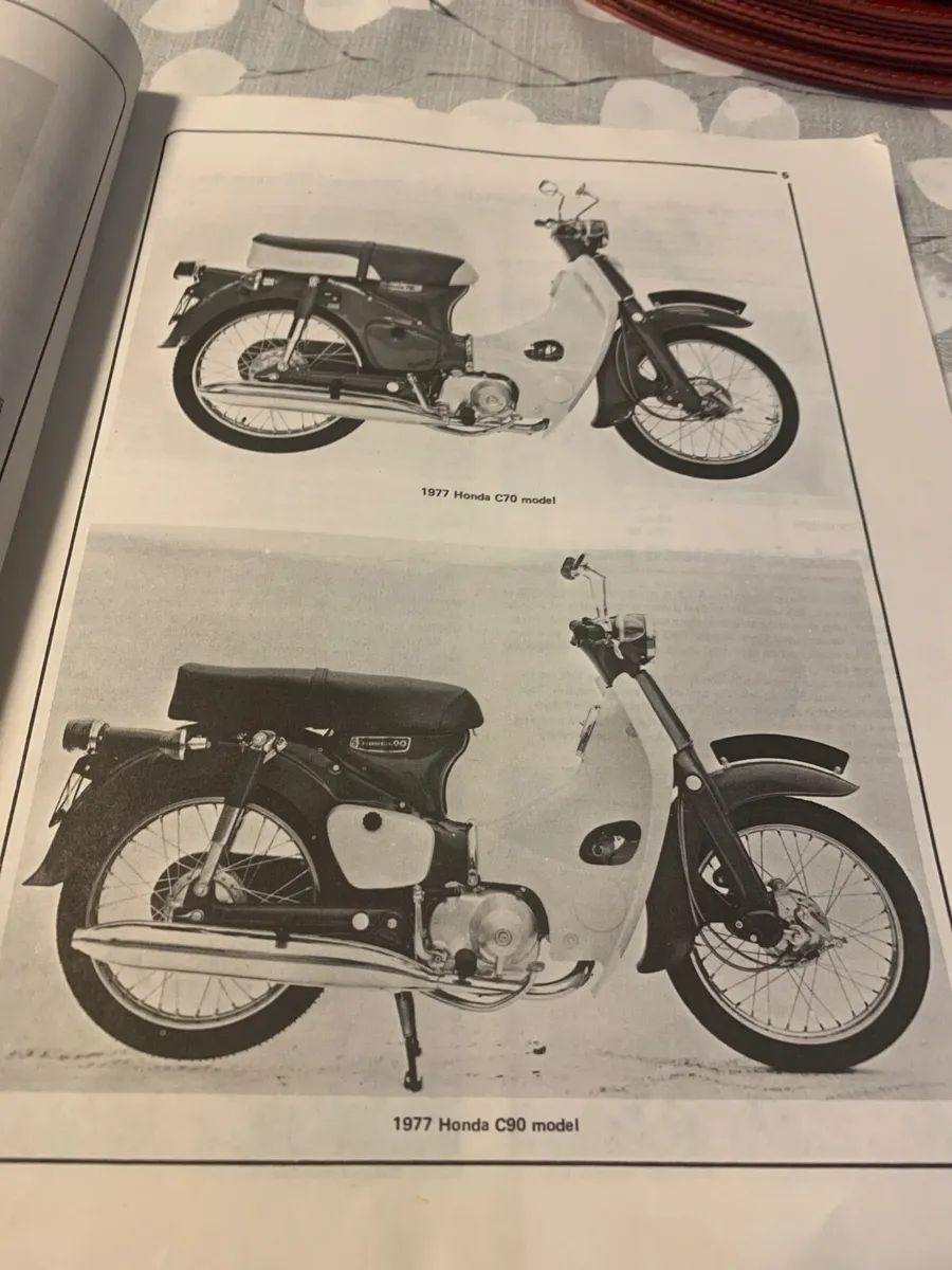 HondaC50,C70,C90 workshop Manual - Image 3