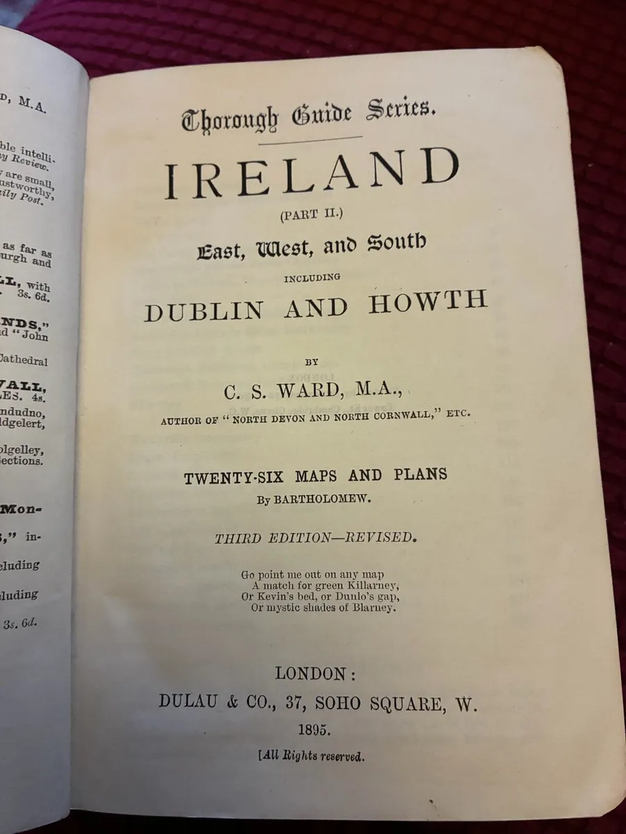 1885 Thorough Guides-Ireland Part 2 - Image 4