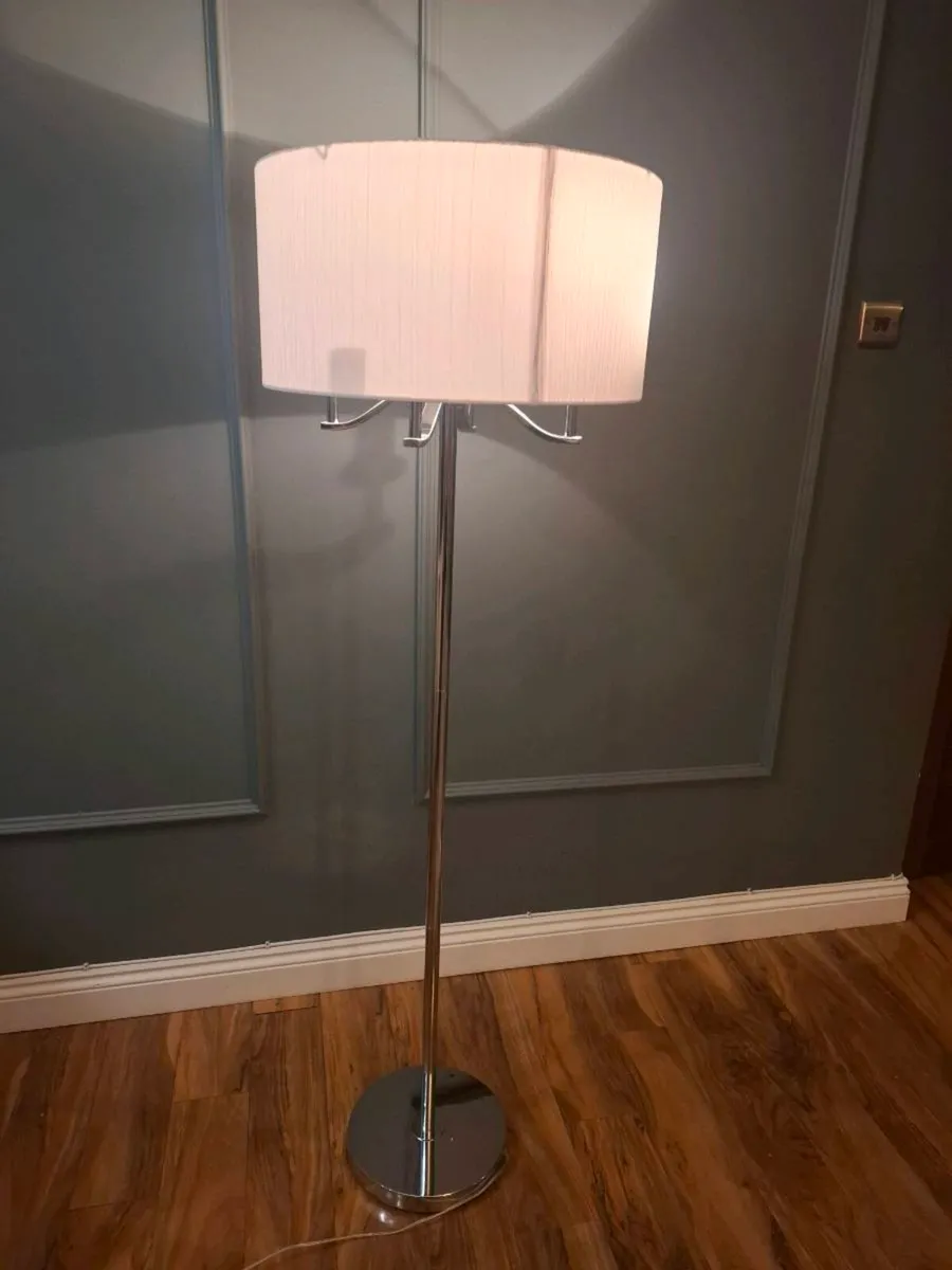 Chrome Floor Lamp - Image 1