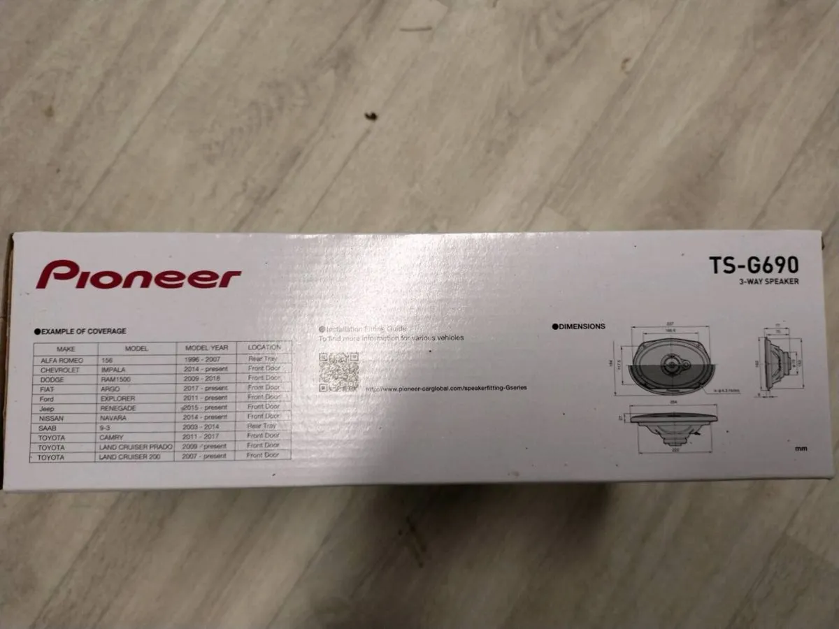 Pioneer Car speakers Brand New in Box (never open) - Image 2