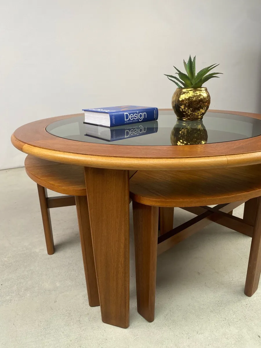 Mid Century Coffee Table “Trinity Nest” - Image 3