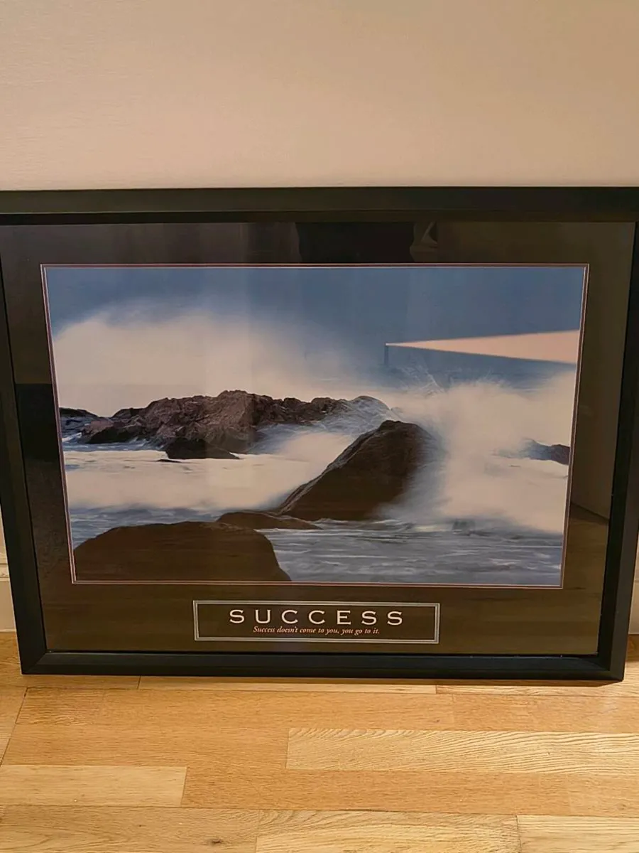 Black Framed Picture - Image 1